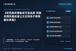 把民族风情做成可信品质 民族风情民宿标准让文化特色不再停留在表面