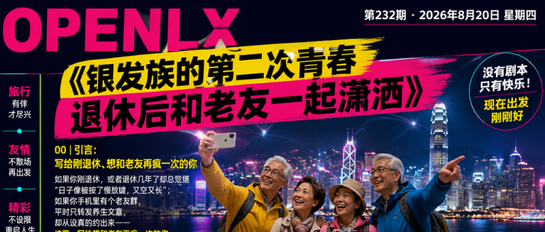银发族的第二次青春退休后和老友一起潇洒｜银发族、第二次青春