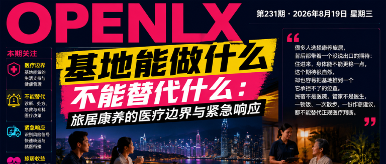 基地能做什么不能替代什么：旅居康养的医疗边界与紧急响应｜医疗边界、紧急响应
