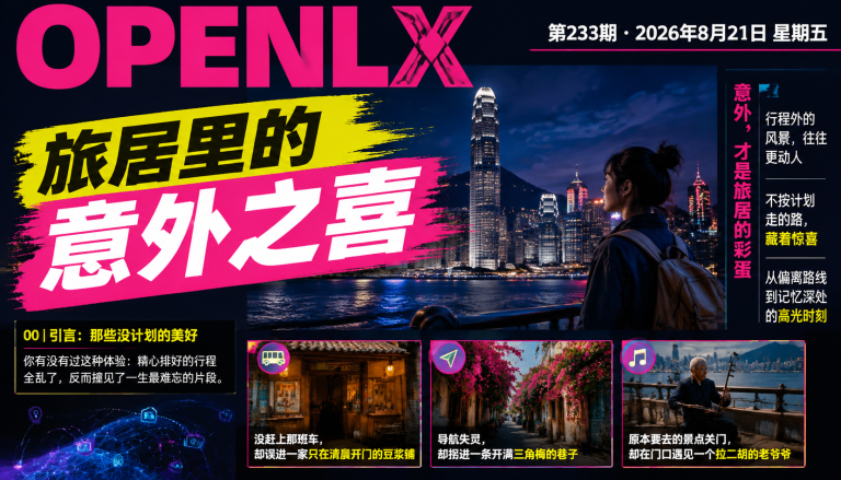旅居里的意外之喜｜意外之喜、不期而遇的快乐